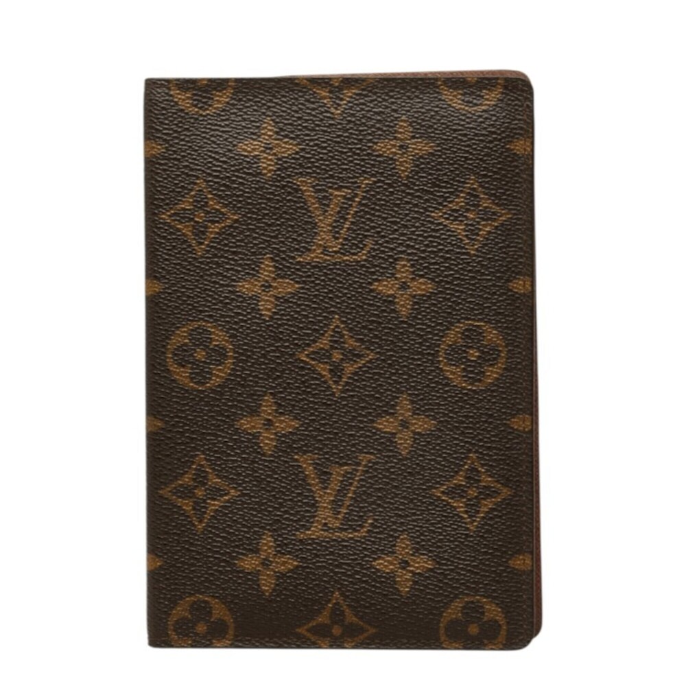 Louis Vuitton Monogram Couverture Passport Case M60178 Brown Leather Women's ...
